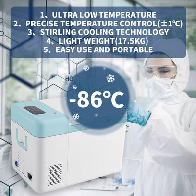 86 Degree 25L Capacity ALL Climate Type Ult Ultra Low Temperature Freezer for Camping